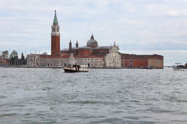 Venedik, İtalya - 30 Nisan 2019: San Giorgio Maggiore Adası Kilisesi