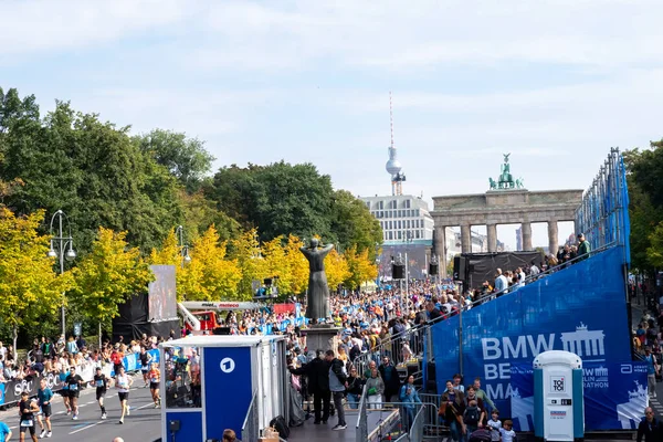 Berlim Alemanha Setembro 2022 Maratona Anual Berlim Alemanha — Fotografia de Stock
