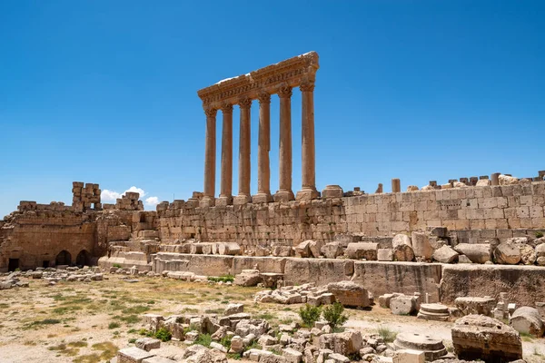Les Ruines Ancienne Ville Baalbek Liban — Photo