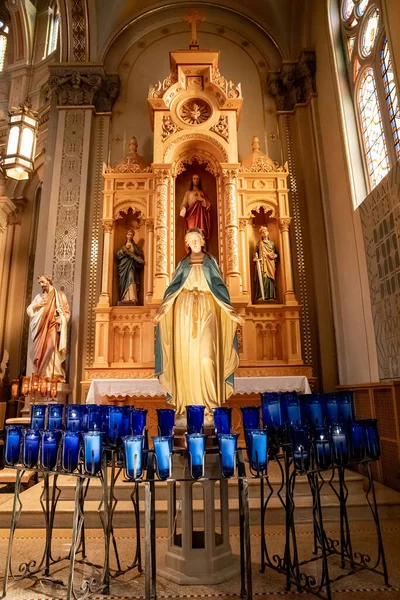 Detroit Michigan Usa November 2018 Interior Saint Mary Roman Catholic — 스톡 사진