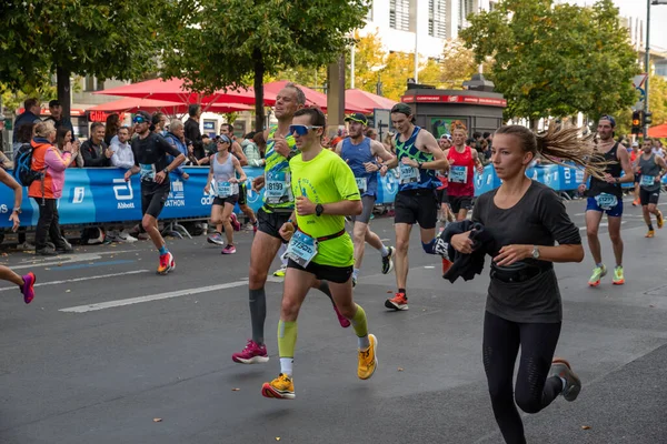 Berlin Németország 2022 Szeptember Éves Maraton Berlinben Németországban — Stock Fotó