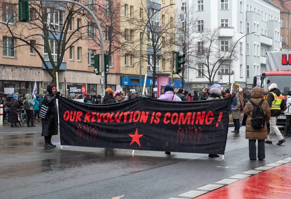Berlin Allemagne Mars 2023 Marche Journée Internationale Femme Berlin — Photo