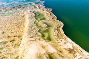 Hierve el Agua, Oaxaca, Meksika'nın orta vadilerde termal bahar