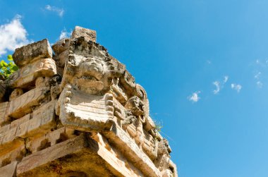 Labna, Kolombiya öncesi Maya medeniyetinin Mezoamerikan arkeolojik alanı ve törensel merkezi, Yucatan Yarımadası, Meksika. UNESCO Dünya Mirası Alanı 