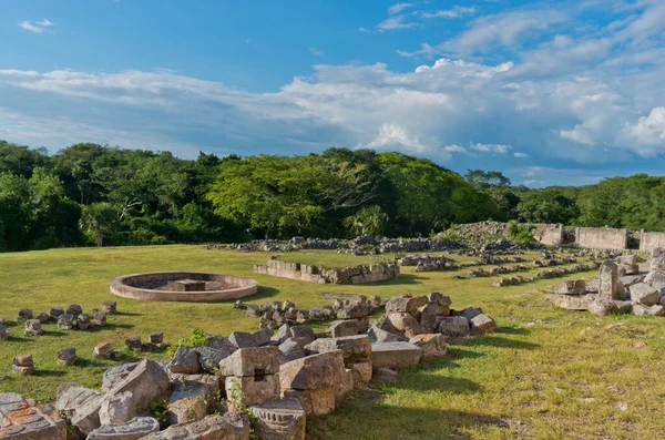 Ερείπια Της Αρχαίας Πόλης Των Μάγιας Μπα Μεξικό Εικόνα Αρχείου