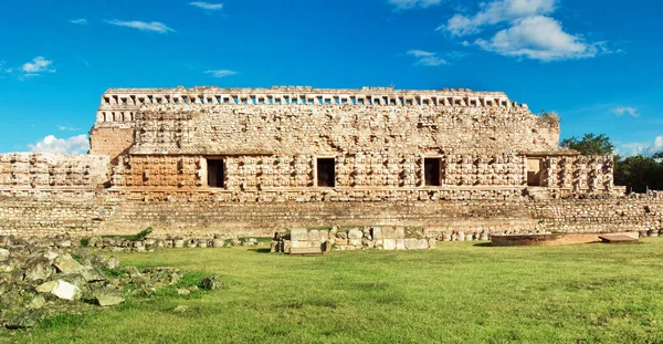 Ruinen Der Antiken Mayastadt Kabah Mexiko Stockbild