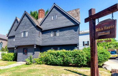 Salem, Massachusetts, ABD... 12 Temmuz 2018 Salem 'deki Jonathan Corwin Evi.