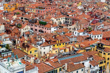 Venedik, İtalya 'nın havadan görünüşü