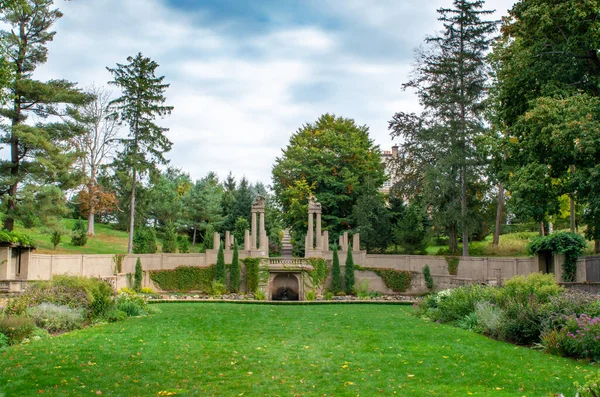 stock image Ipswich, MA, USA- October 12, 2018 : Garden in Castle Hill in Ipswich, Massachusetts, USA. U.S. National Historic Landmark