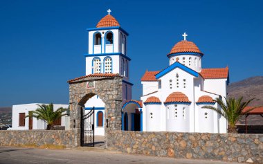Kavonisi Kissamos Limanı, Girit, Yunanistan 'daki Aziz Nicholas Kutsal Ortodoks Kilisesi