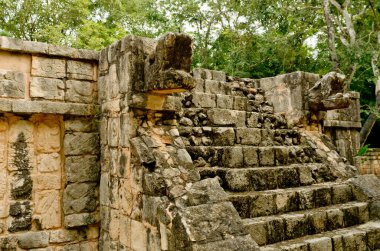 Yılan heykel, kalıntıları, Chichen Itza Kolomb öncesi Maya şehir, Meksika