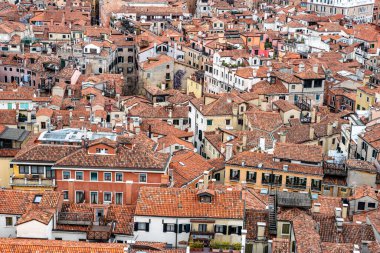 Venedik, İtalya 'nın havadan görünüşü