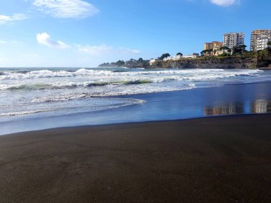 Güzel sahil. Seyahat kavramı