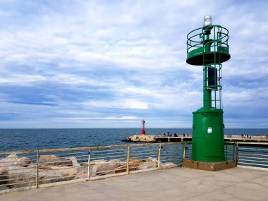 Ukrayna, Odessa limanının girişindeki deniz feneri.