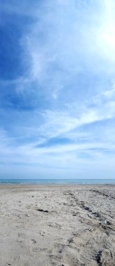 Güzel sahil. Seyahat kavramı