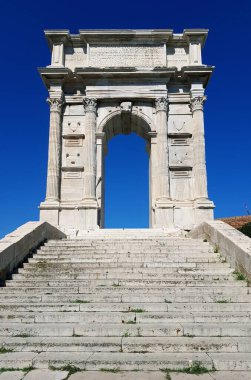 İmparator Trajan 'ın Zaferi Ancona, İtalya' da