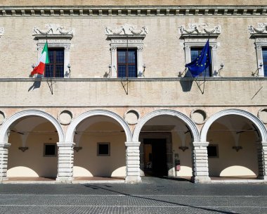Bolonya, Emilia-Romagna, İtalya. Bolonya Belediye Binası