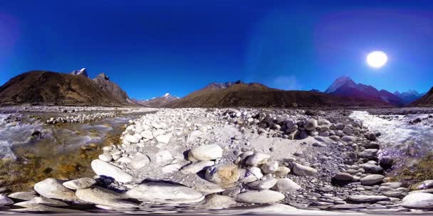 Dingboche Pheriche Falu Nepálban Alapvető Pontja Everest Tábor Pályán Ebc — Stock videók