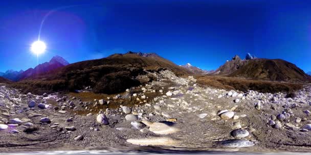Dingboche Pheriche Falu Nepálban Alapvető Pontja Everest Tábor Pályán Ebc — Stock videók