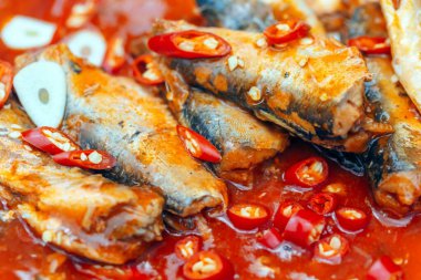 Spicy Canned Sardine Salad with Thai herbs