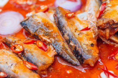 Spicy Canned Sardine Salad with Thai herbs