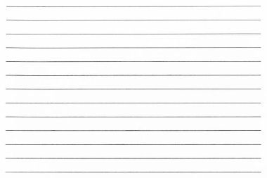 Paper and lines for writing