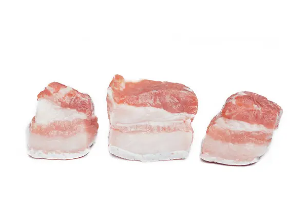 Pork Belly Cut Pieces — 图库照片