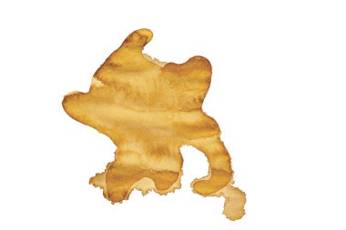 Beyaz arka planda kahve lekeleri