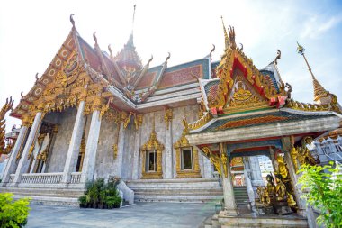 Wat hua lamphong Budist tapınağı Bangkok Tayland.
