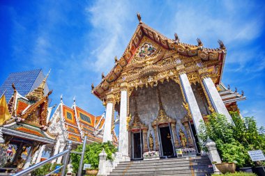 Wat hua lamphong Budist tapınağı Bangkok Tayland.