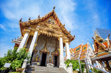 Wat hua lamphong Budist tapınağı Bangkok Tayland.