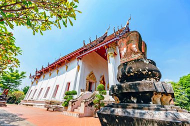 Tayland 'ın Nonthaburi ilindeki Wat khang khao (Yarasa Tapınağı)