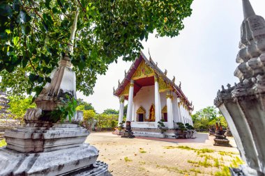 Tayland 'ın Nonthaburi ilindeki Wat khang khao (Yarasa Tapınağı)