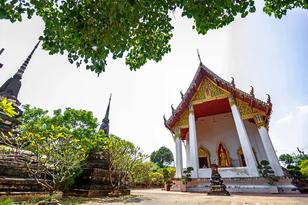 Wat Khang Khao Świątynia Batmana Prowincji Nonthaburi Tajlandia — Zdjęcie stockowe