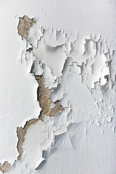 Standart Olmayan Duvarlarını Boyamak Için Kullanılan Boya Duvar Boyasının Soyulmasına — Stok fotoğraf