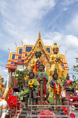 Amphawa Bölgesindeki Chulamanee Tapınağı, Samut Songkhram