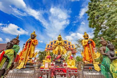 Amphawa Bölgesindeki Chulamanee Tapınağı, Samut Songkhram