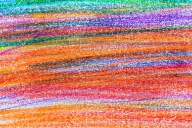 Pastel boyalardan farklı renklere boyama.