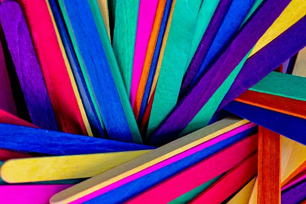 Colorido Palitos Picolé — Fotografia de Stock