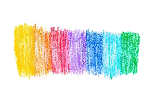 Colorear Diferentes Colores Lápices Colores — Foto de Stock