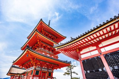 Kiyomizu-dera Tapınağı 'nın bakış açısı