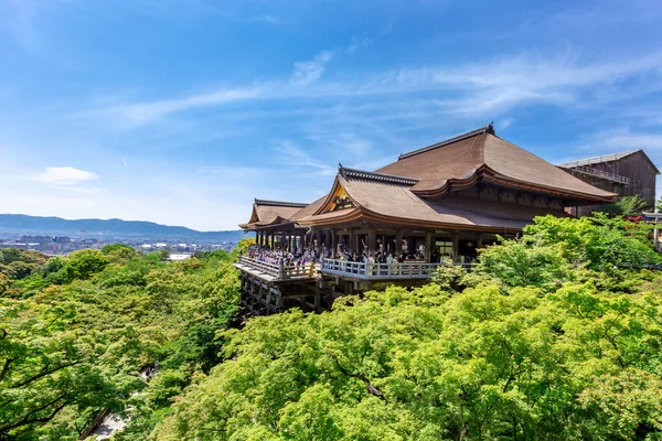 Kilátás Pont Kiyomizu Dera Templom Stock Kép