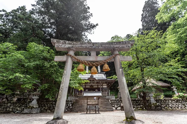 Ширава Хачиман Дзинджа Шрине Районе Историческая Японская Деревня Префектура Гималаи — стоковое фото