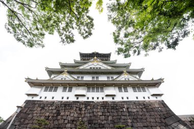 Osaka Kalesi ve çevre manzarası