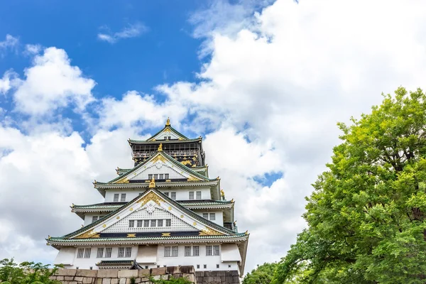 大阪城と周辺の景色 — ストック写真