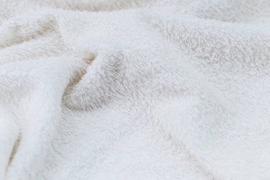 Towels have wrinkles after use.