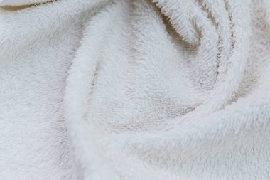 Towels have wrinkles after use.