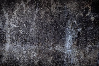 Cement wall with black background