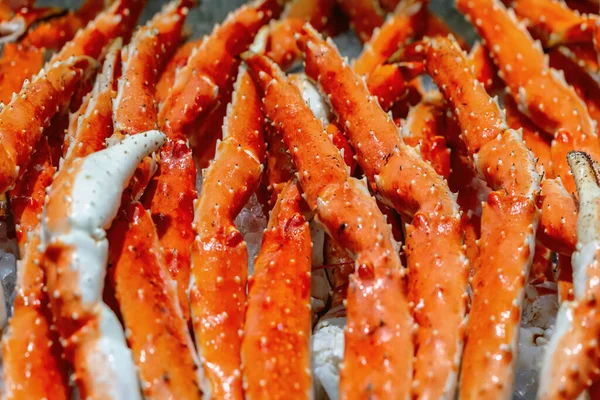 Αλάσκα King Crab Πόδια Πιατέλα — Φωτογραφία Αρχείου