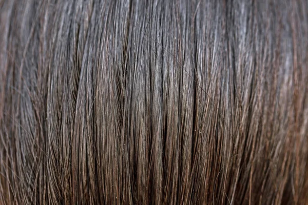 Processo Colorazione Dei Capelli Con Hennè Naturale — Foto Stock